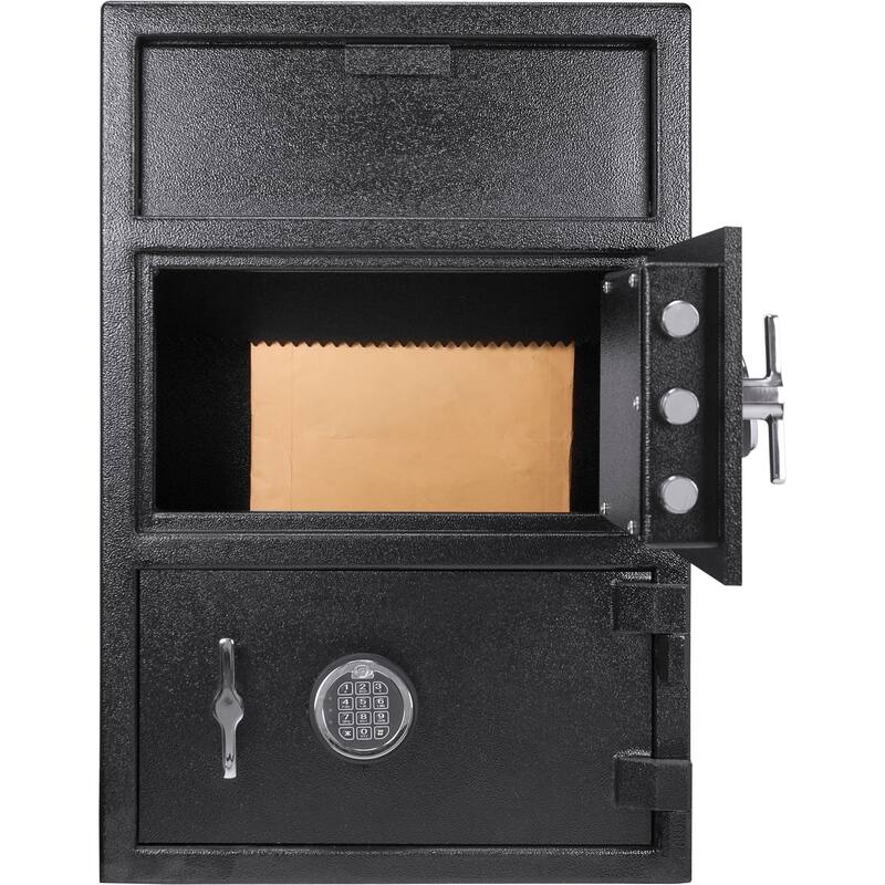 1.6 Cubic Ft Digital Keypad Two Lock Depository Safe