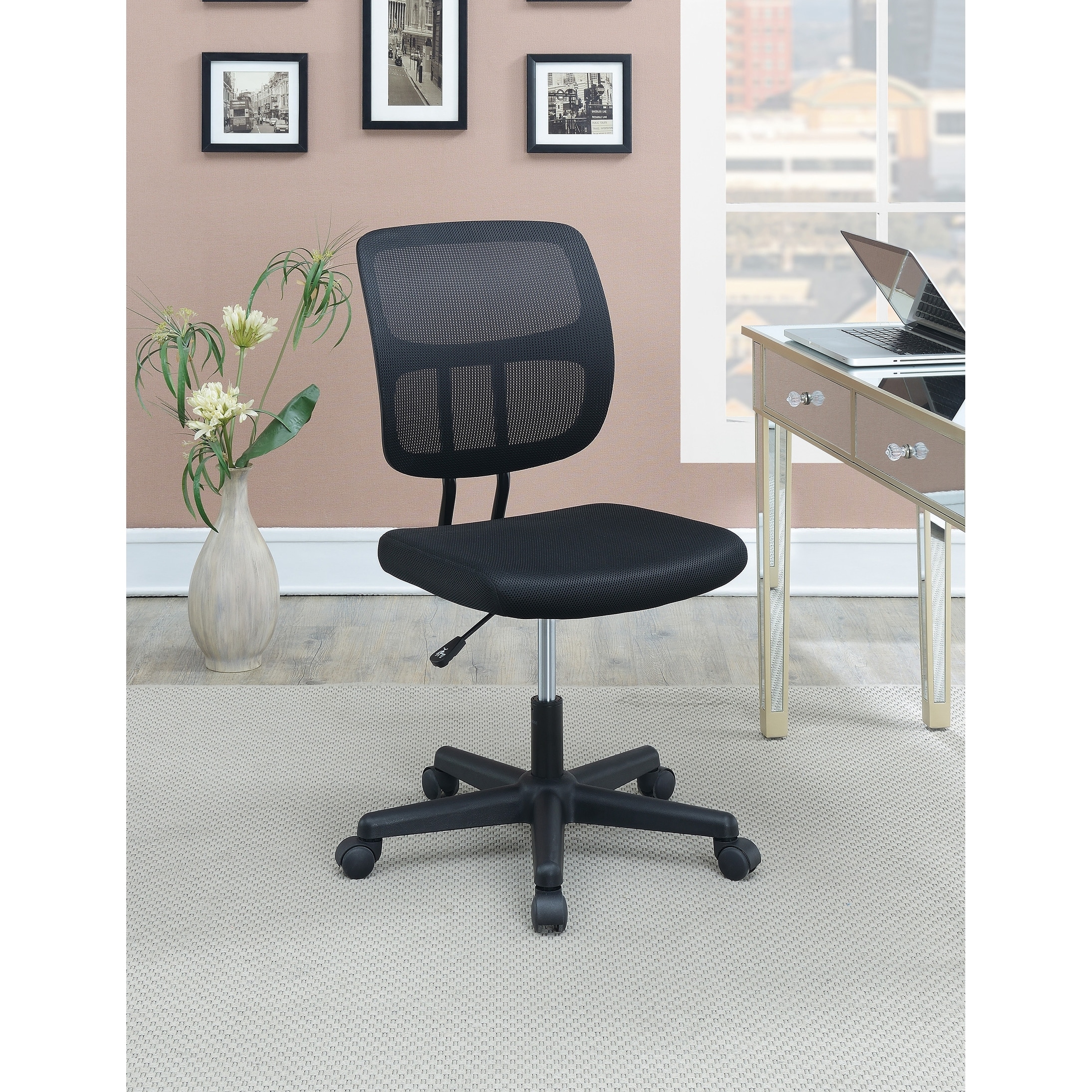 Ventilated cheap desk chair
