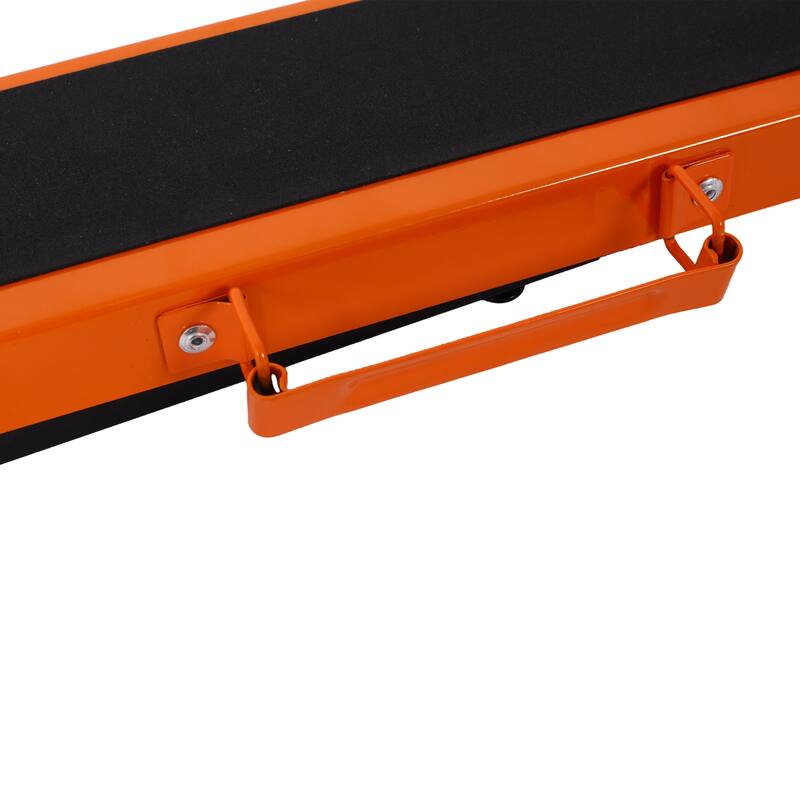 Saw Horses 2 Pack, Folding Portable Work Horse with Fast Open Legs, Convenient Handle, Heavy Duty Steel Sawhorse for Garage