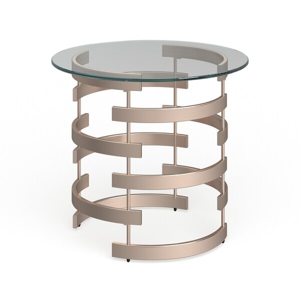 Silver orchid grant best sale glam accent table