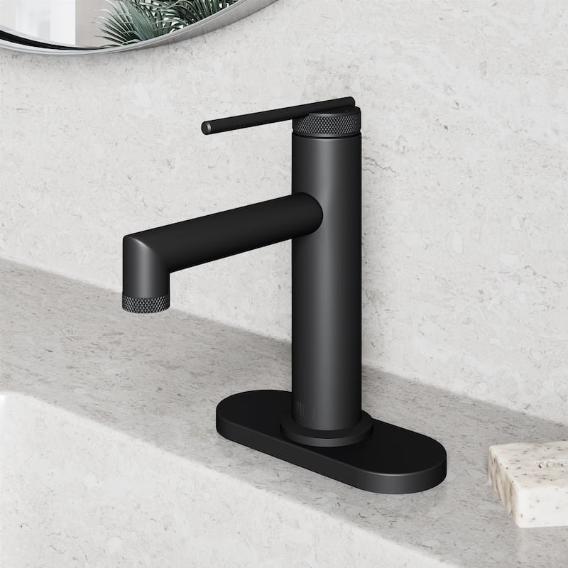 VIGO Sterling 7" H Single Handle Single Hole Bathroom Faucet
