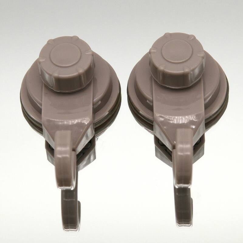 Suction Cup Hooks Shower-Kitchen Walls Organizer Loofah Set of 2