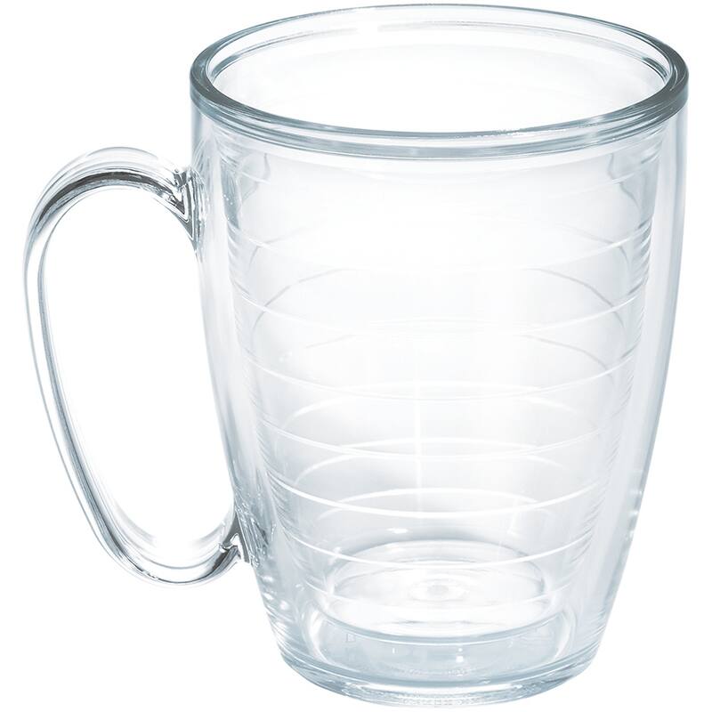 Tervis Clear & Colorful Tabletop Made in USA Double Walled Insulated Travel Tumbler, Clear - 16oz Mug - 16oz Mug