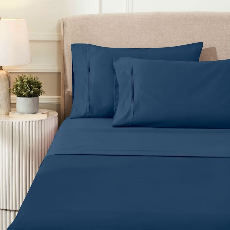 Blue Nile Mills 1200 Thread Count Egyptian Cotton Deep Pocket Sheet Set
