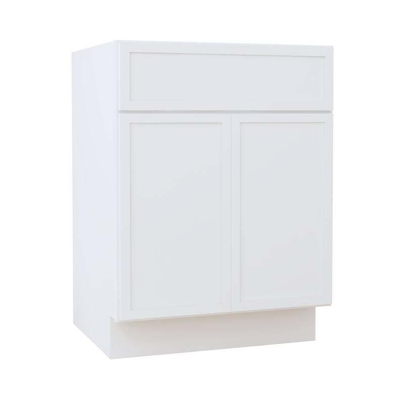 Vanity Art 24" Freestanding Single Base Storage Cabinet with Soft Close Doors