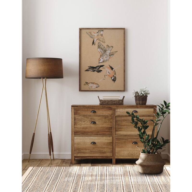 ECARPETGALLERY Flat-Weave Nevada Cream Kilim - 5'4 x 7'5