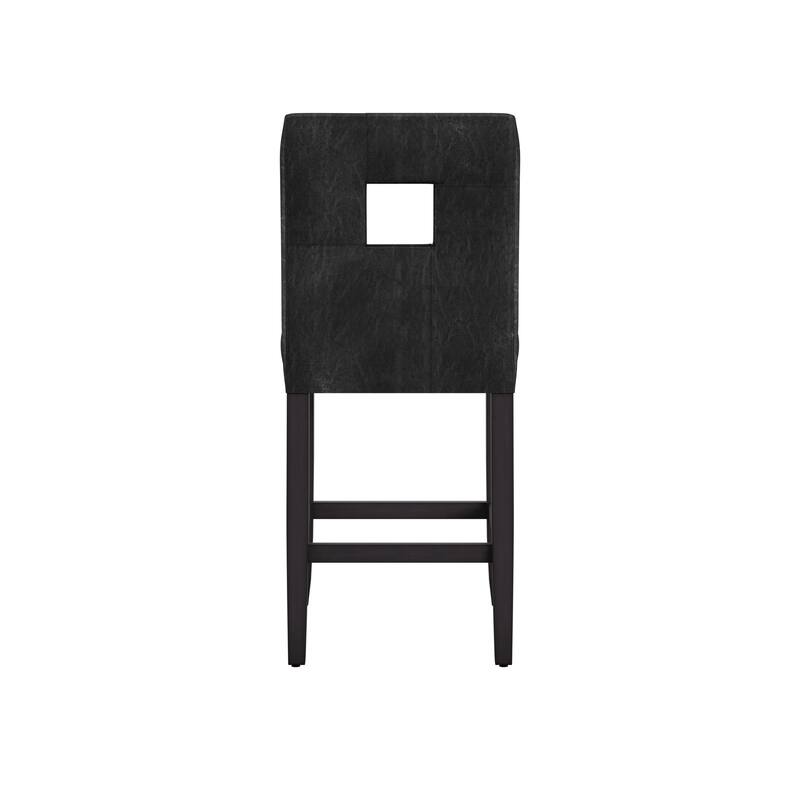 Mendoza Keyhole Counter Height Back Stool (Set of 2) by iNSPIRE Q Bold