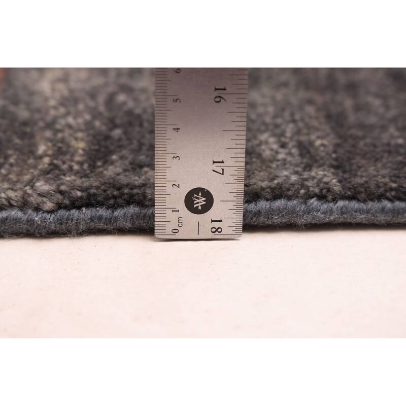 ECARPETGALLERY Hand-knotted Peshawar Ziegler Dark Grey Wool Rug - 5'1 x 6'10