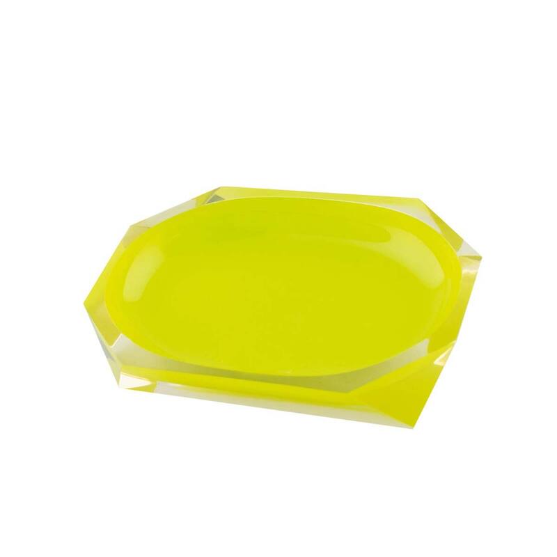 Sparkles Home Faceted Soap Dish - Yellow