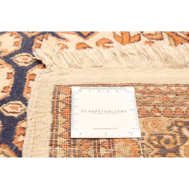 ECARPETGALLERY Hand-knotted Kayseri Vintage Light Orange Wool Rug - 5'5 x 8'5