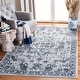 preview thumbnail 2 of 36, SAFAVIEH Oregon Megi Oriental Medallion Rug 6'7" x 9' - Navy/Ivory - Rectangle