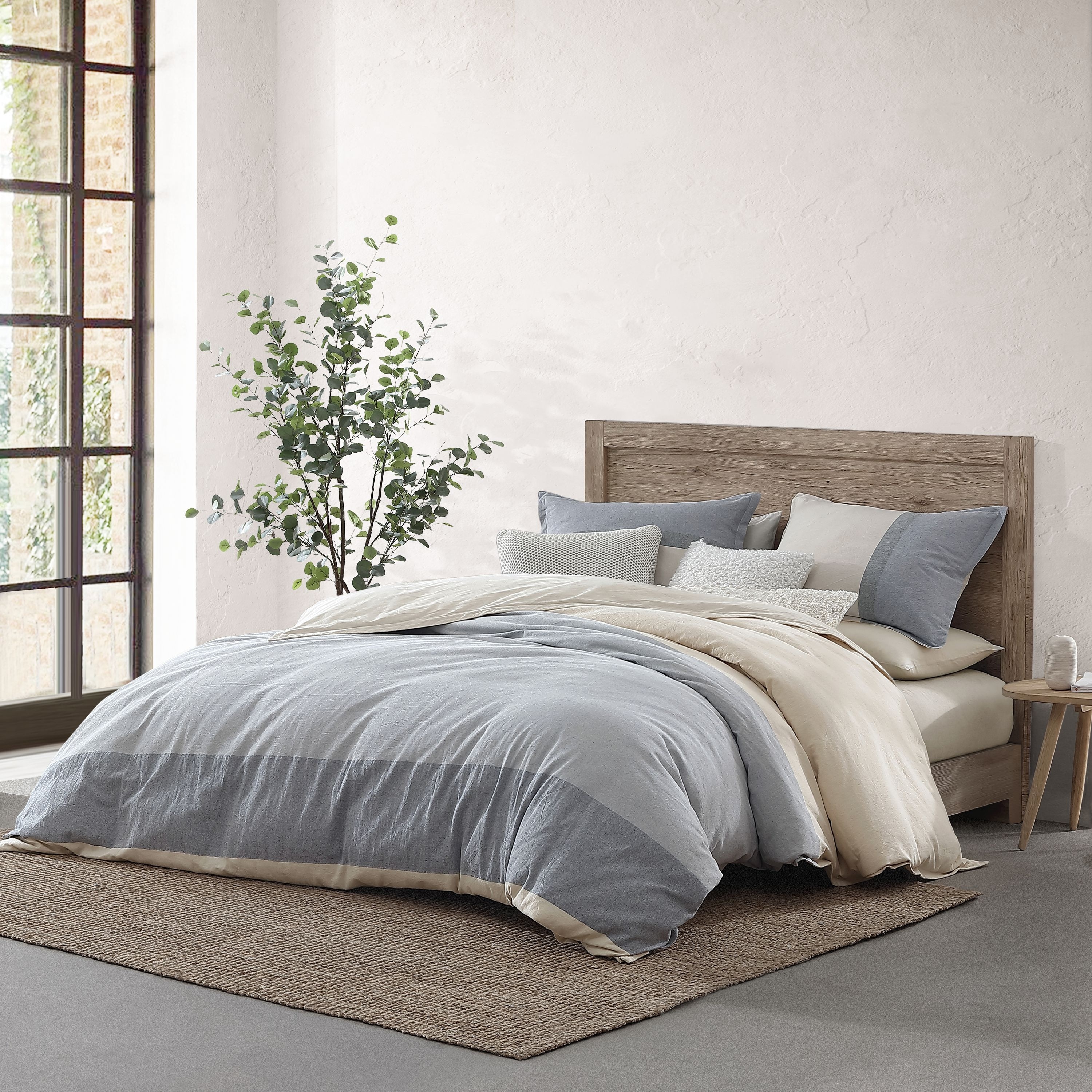 DKNY PURE Recycled Colorblock Duvet Set