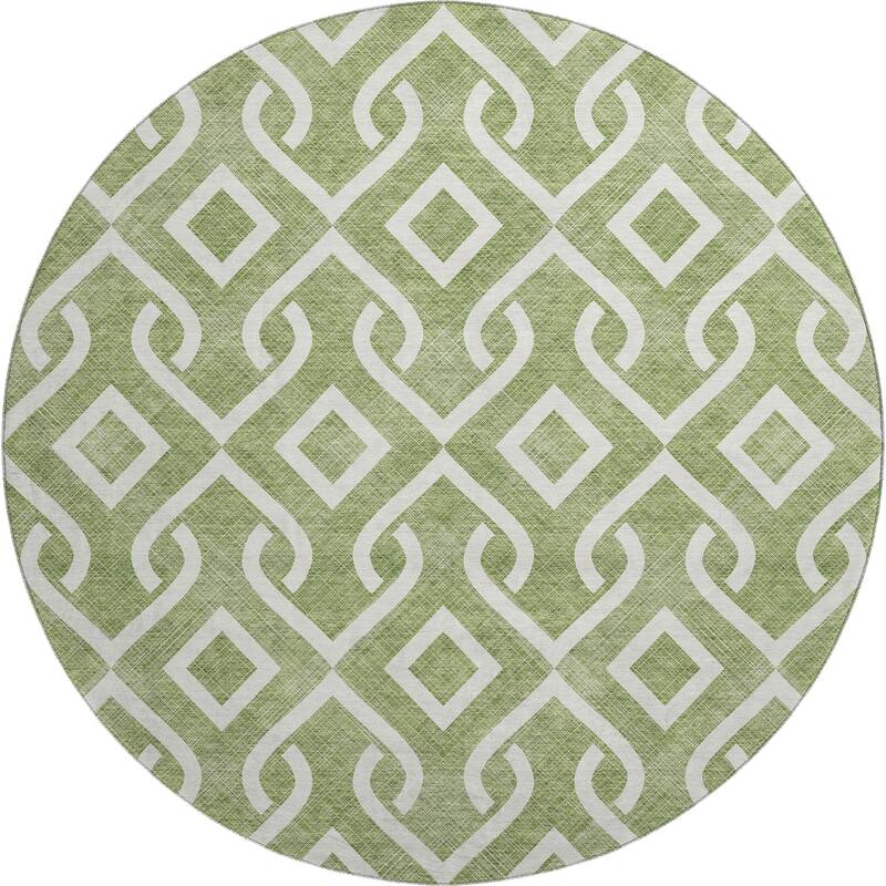Premium Washable Super Soft Modern Medallions Mayfield Rug