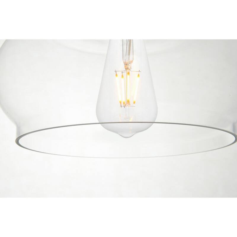 Clear Glass 1-light Pendant