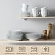 preview thumbnail 4 of 4, MALACASA JULIA 60-Piece Porcelain Dinnerware Set (Service for 12)