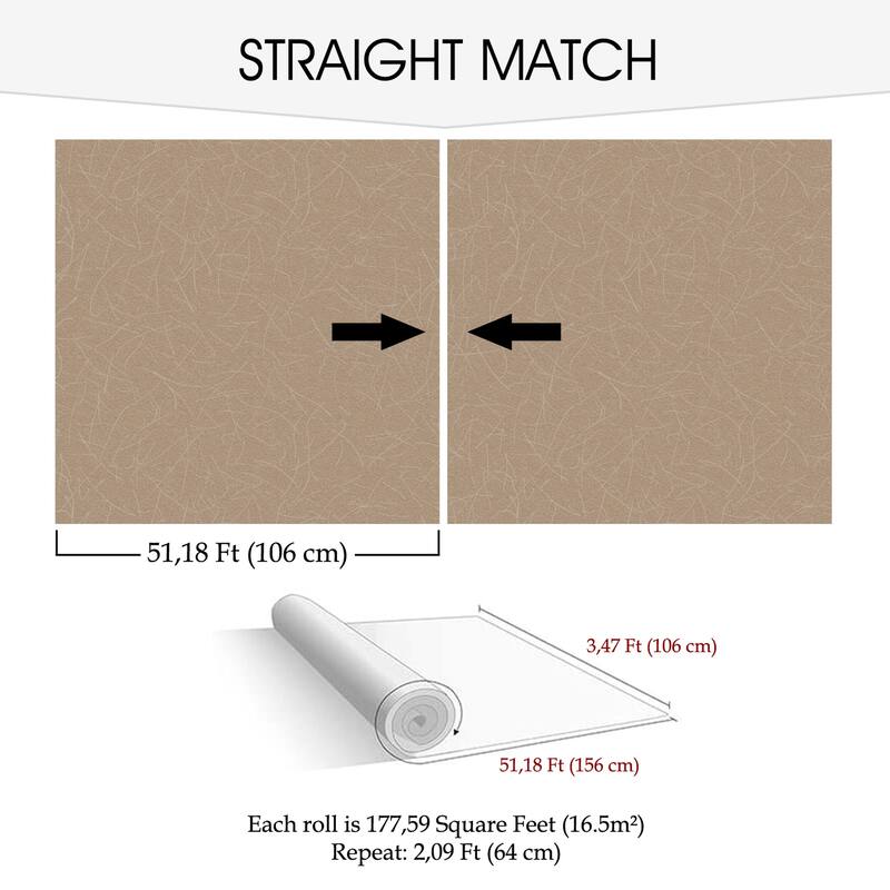 SUSSEXHOME Removable Wallpaper-Waterproof, Strippable, Light Resistance & Cleanable Wall Paper Roll-Wallpaper-Scratch