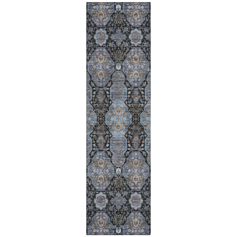 Machine Washable Indoor/ Outdoor Global Budden Chantille Rug