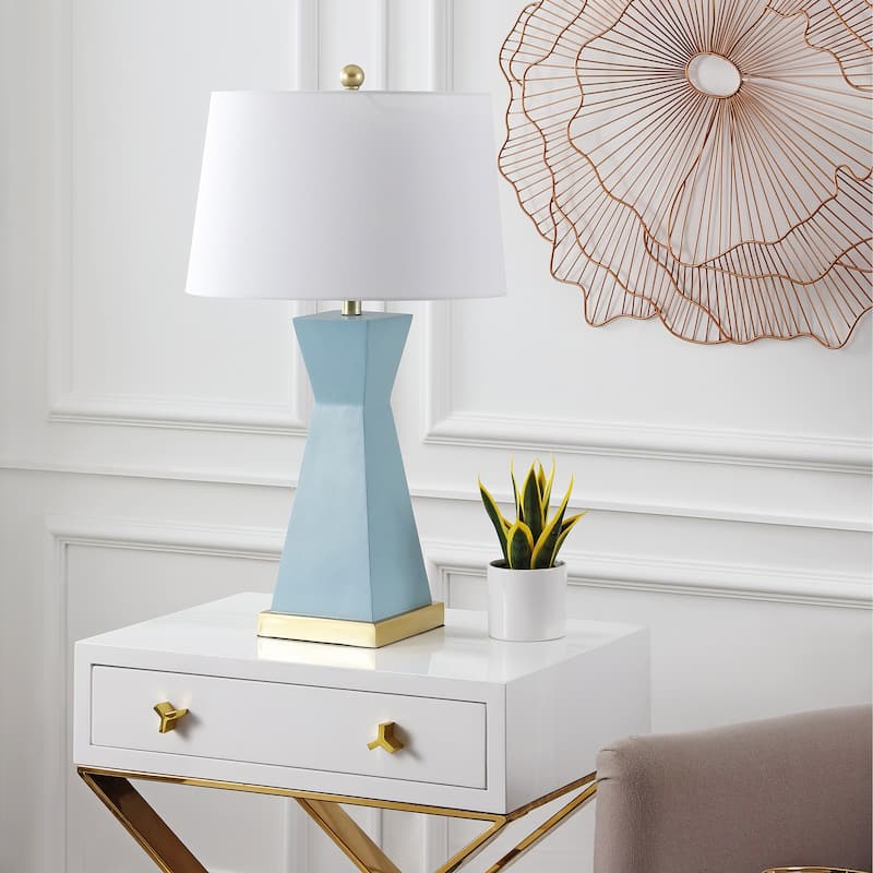 SAFAVIEH Lighting Onder 27" Table Lamp (Set of 2) - 16" W x 16" D x 27" H