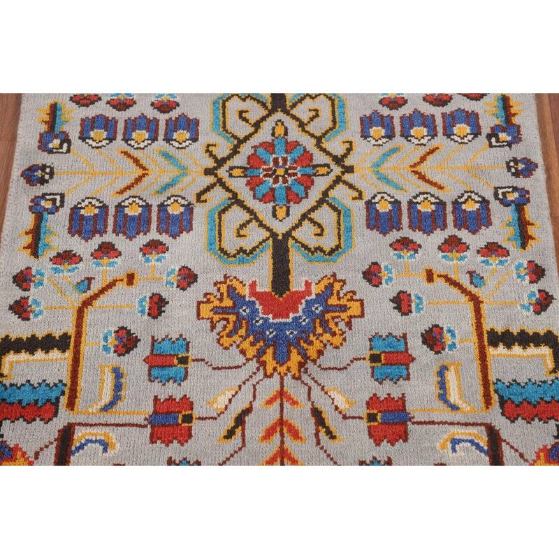 All-Over Ziegler Oriental Accent Rug Hand-Knotted Wool Carpet - 2'9" X 5'0"