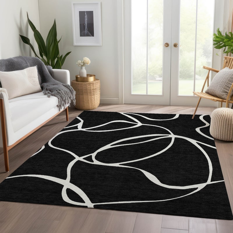 Premium Washable Super Soft Abstract Dash Mayfield Rug