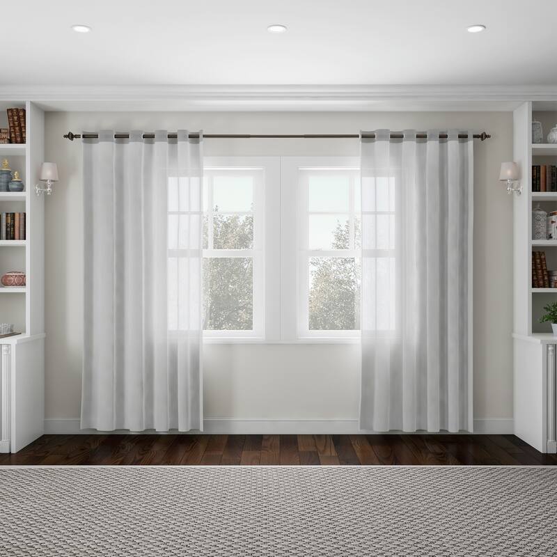 Lavish Home 1-Inch Adjustable Curtain Rod
