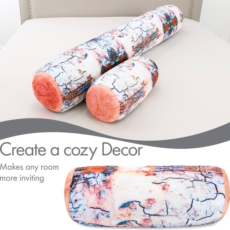 Log Cover Only - Body Pillowcase - Spandex/Nylon Blend for Silky Touch