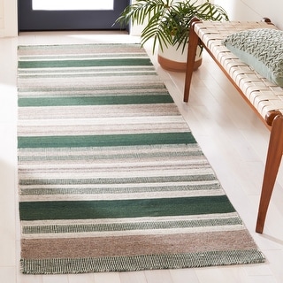 SAFAVIEH Handmade Flatweave Dhurries Loreen Modern Moroccan Wool Rug