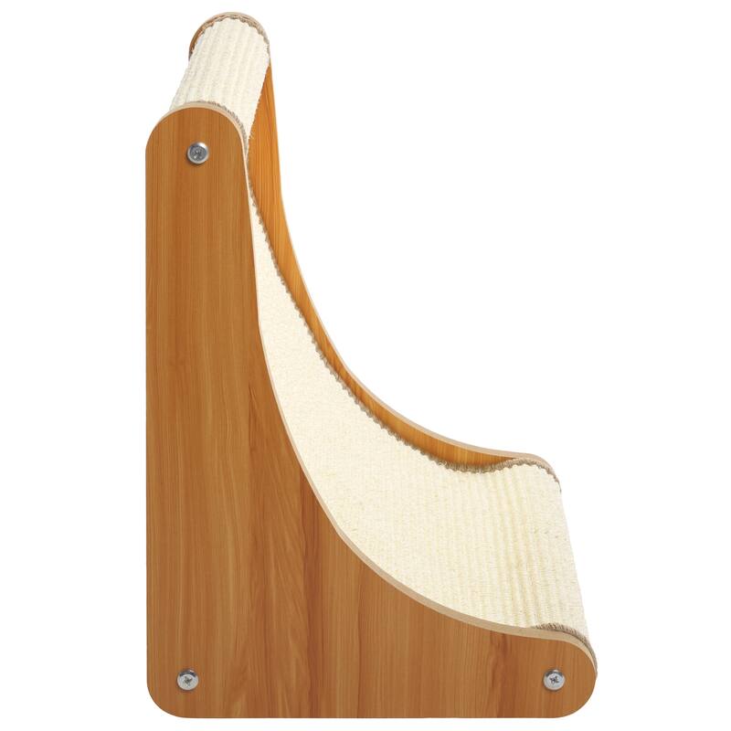 SAFAVIEH Home Natural/Ivory 13"W x 15''L x 18"H Sisal Cat Scratch Lounger - 13"W x 15''L x 18"H