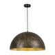 preview thumbnail 73 of 162, Industrial Oversized Metal Dome Pendant Light - Modern Farmhouse 23in - Textured Gold-Brown