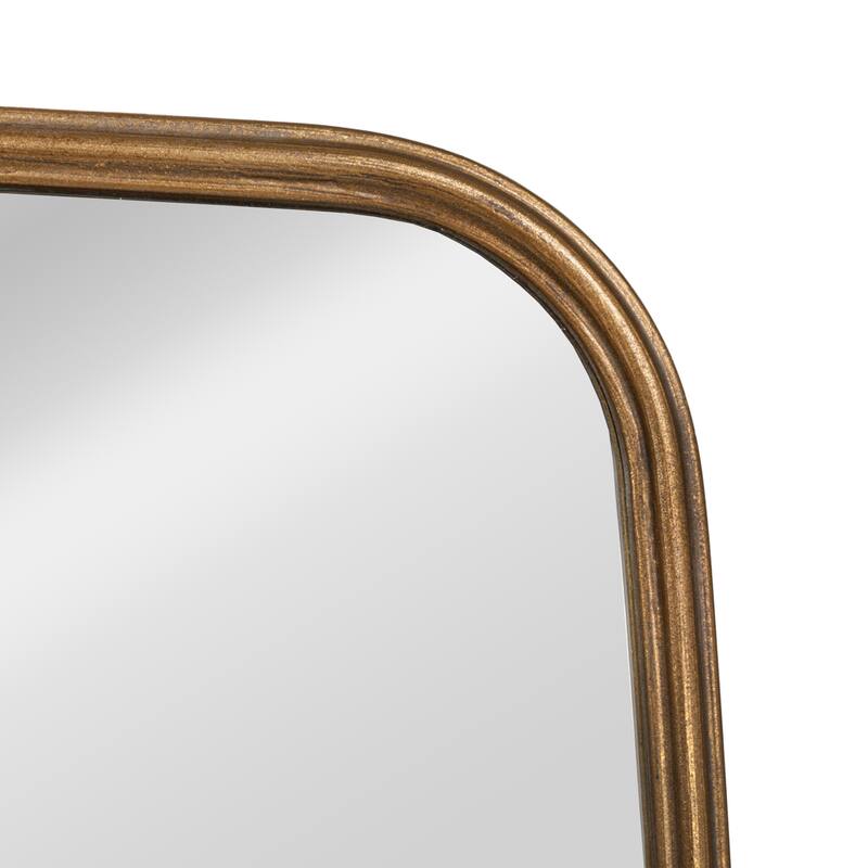 Arched Metal Framed Wall Mirror
