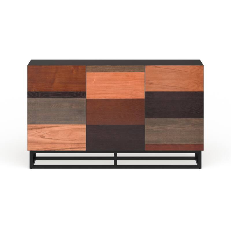 SEI Furniture Gerry Multi-tonal Buffet Sideboard Accent Cabinet