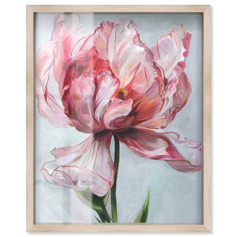Magical Flower I Shadowbox by Art Remedy - Natural - 30" x 36"