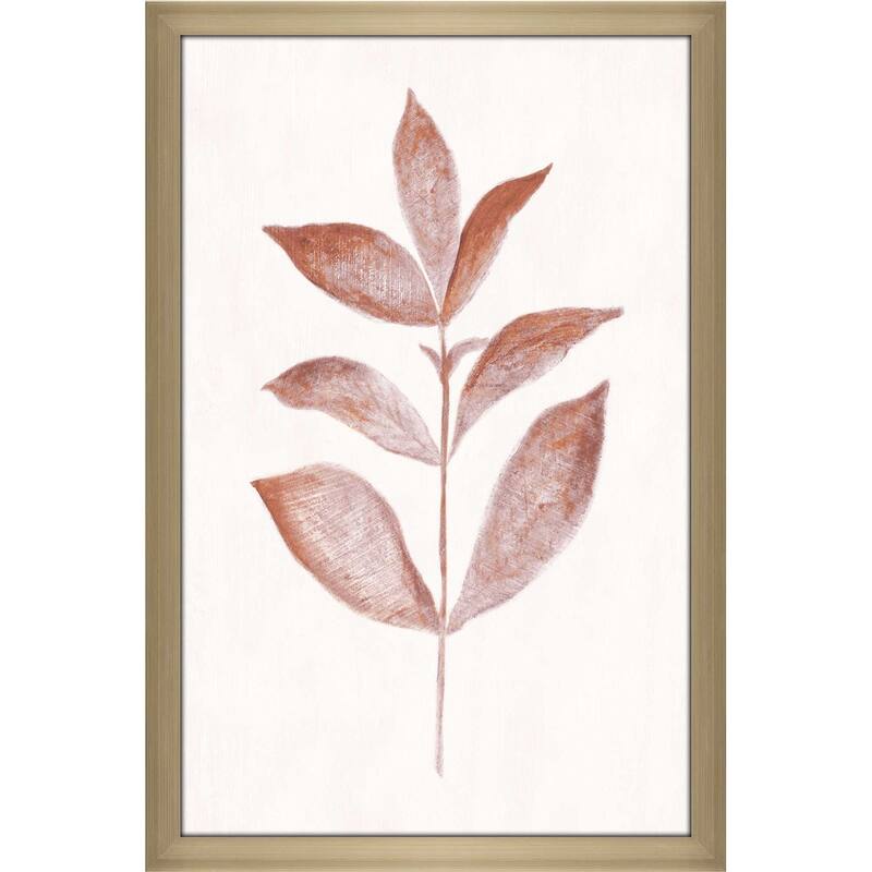 "Red Leaf III" by Tava Studios Print on Acrylic