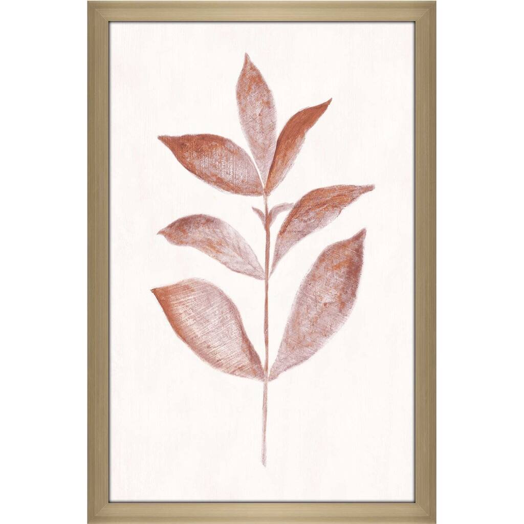 "Red Leaf III" by Tava Studios Print on Acrylic