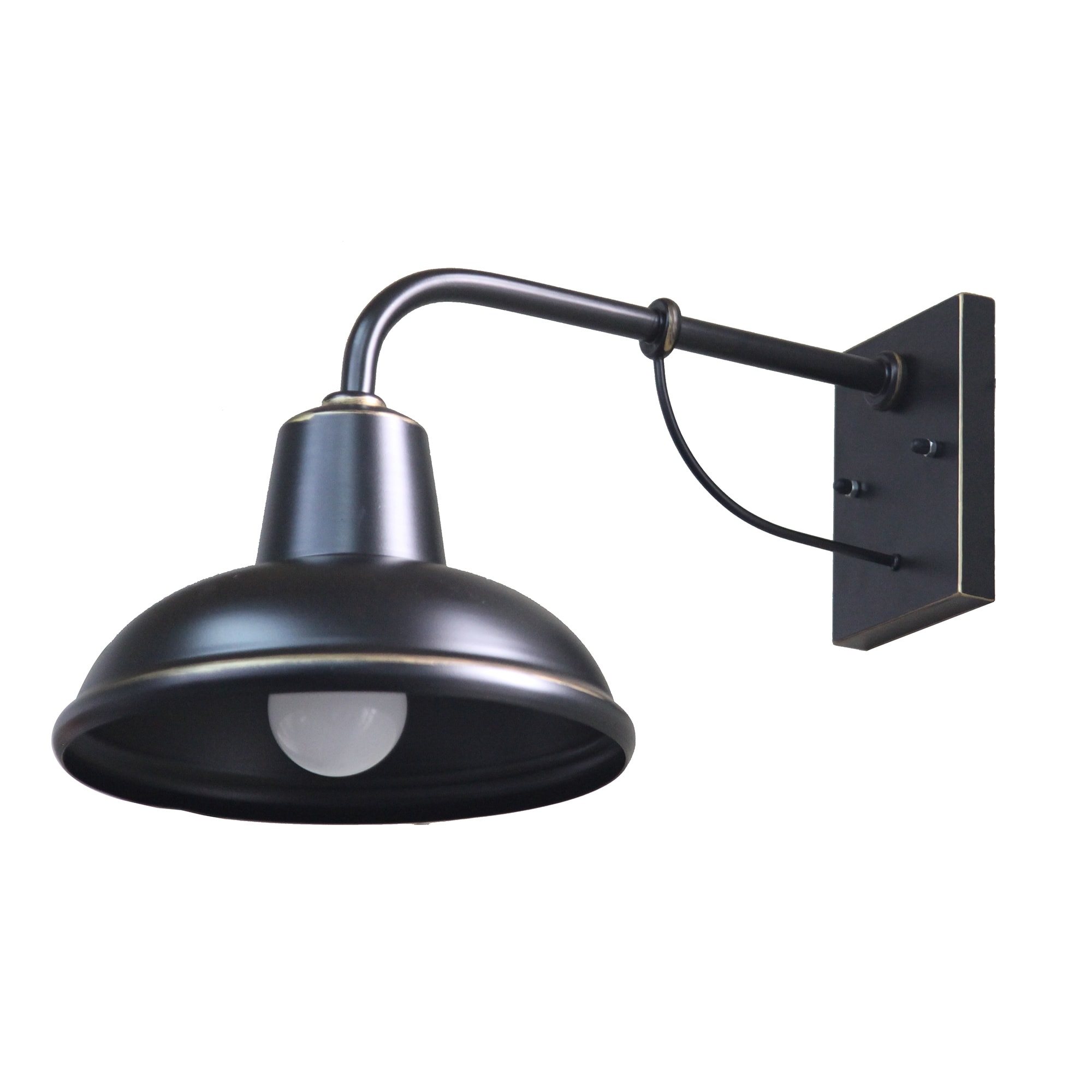 Tanner 1 Light Exterior Wall Lighting in Imperial Black Finish Imperial Black Imperial Black