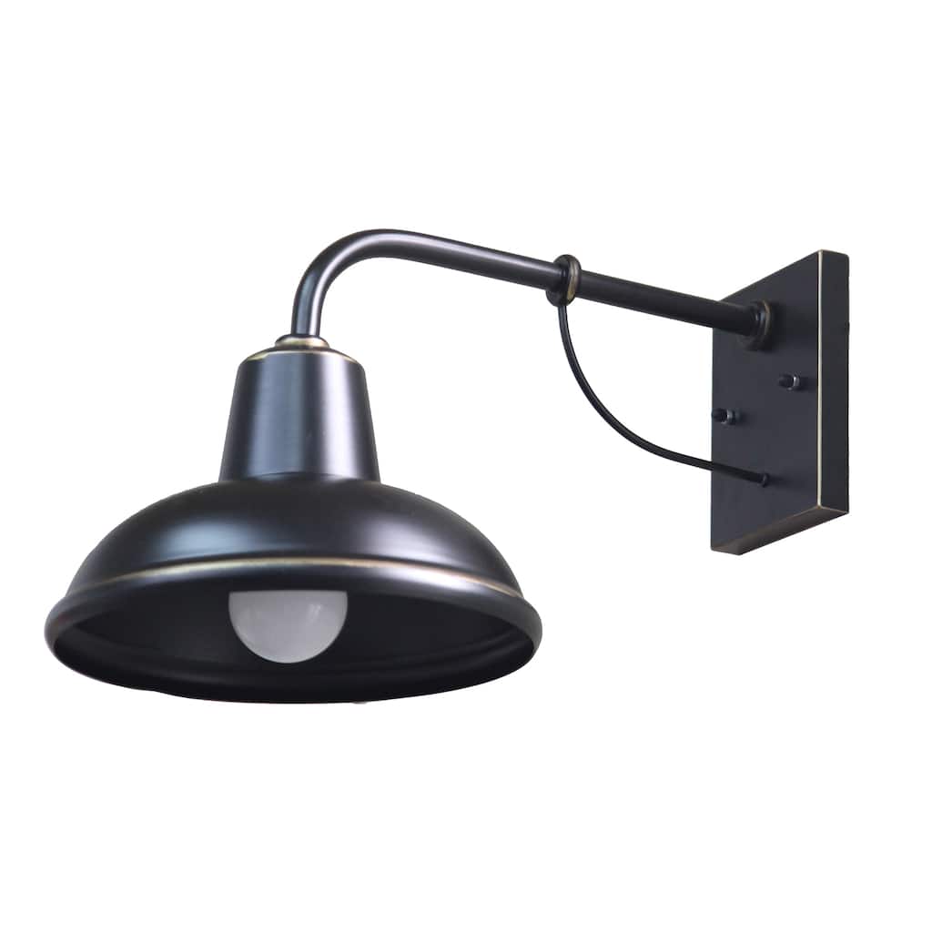 Tanner 1 Light Exterior Wall Lighting in Imperial Black Finish - Imperial Black - Imperial Black