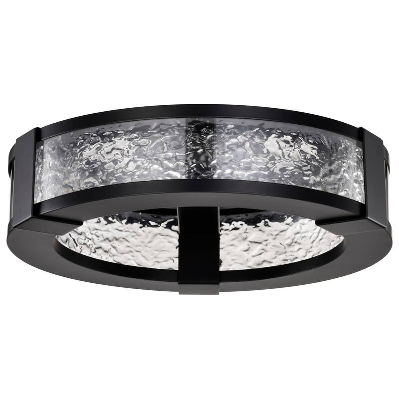 Nuvo Lighting 62/2002 Darrow 14" Wide Flush Mount Ceiling Fixture - Matte Black