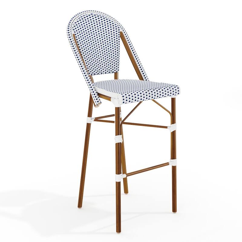 Martha Stewart All-Weather Stackable Patio Bistro Bar Stool - 18.5"W x 23.25"D x 45.75"H