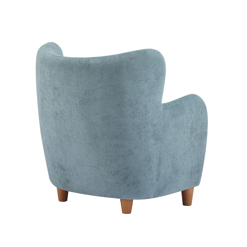 Bacho Fabric Wingback Accent Chair by Christopher Knight Home