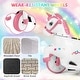 preview thumbnail 22 of 25, Gymax 12V Kids Ride on Unicorn Toy w/ Training Wheels Music One-button