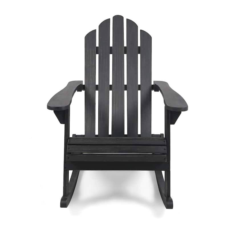 Hollywood Outdoor Adirondack Acacia Rocking Chair by Christopher Knight Home