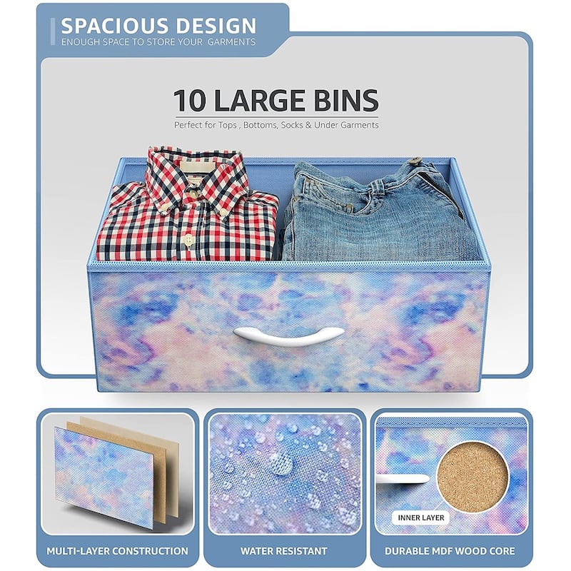 Dressers for Bedroom with 10 Drawers, Chest of Drawers for Bedroom
