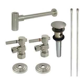 Trimscape Plumbing Sink Trim Kit with Bottle Trap and Overflow Drain ...