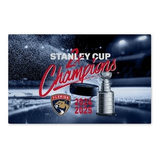 NHL Florida Panthers 2025 Champion Washable Rug 20x32 inches - 20x32 inches