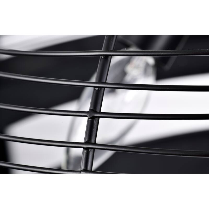 Ivana 17 Inch Pendant Ceiling Lighted Chandelier Matte Black Modern-Contemporary Style 3-Light - N/A