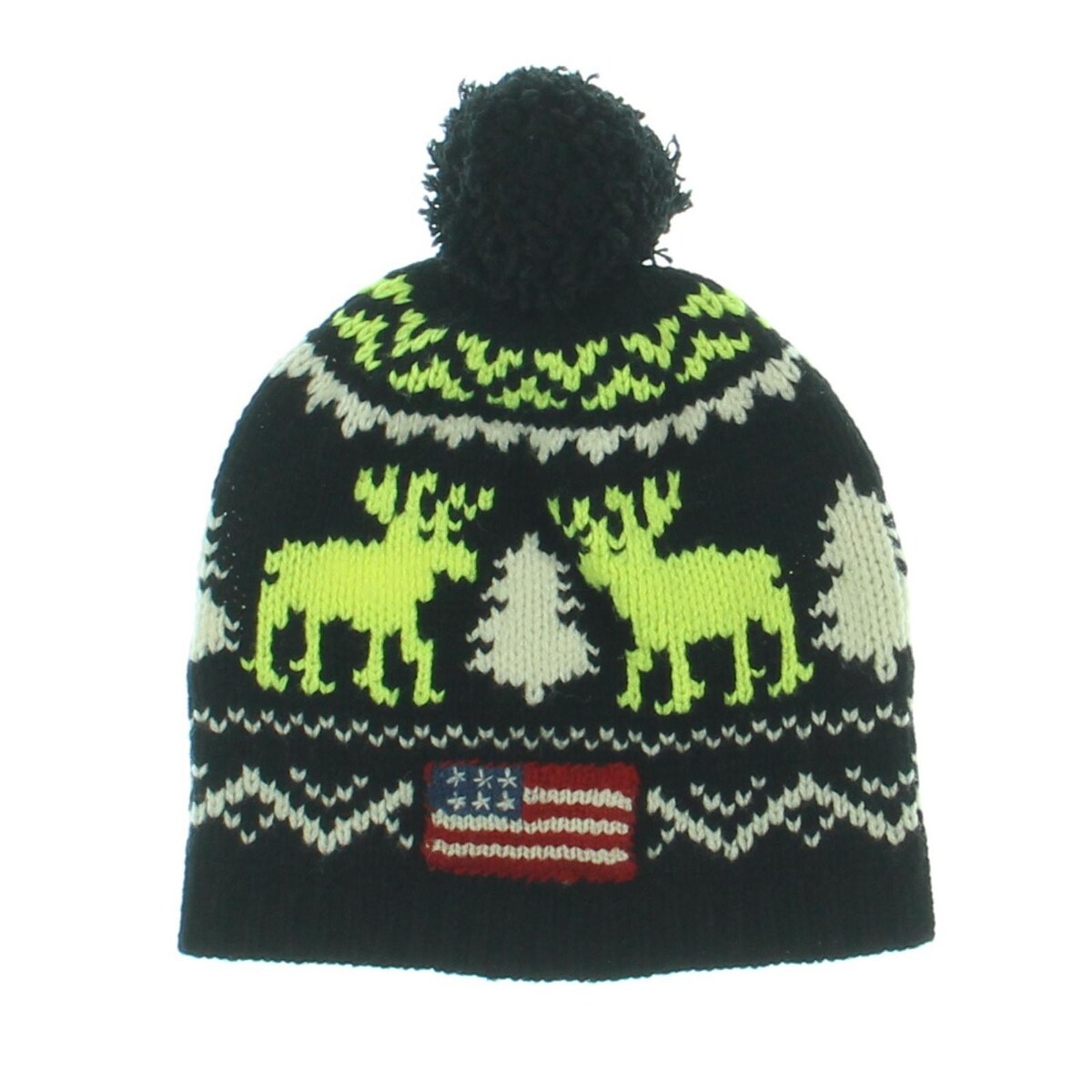 Shop Polo Ralph Lauren Mens Winter Hat Wool Reindeer O S