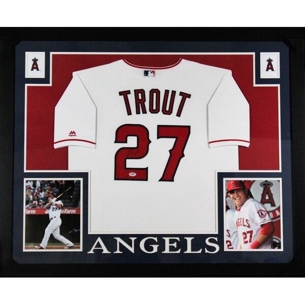mike trout signed jersey