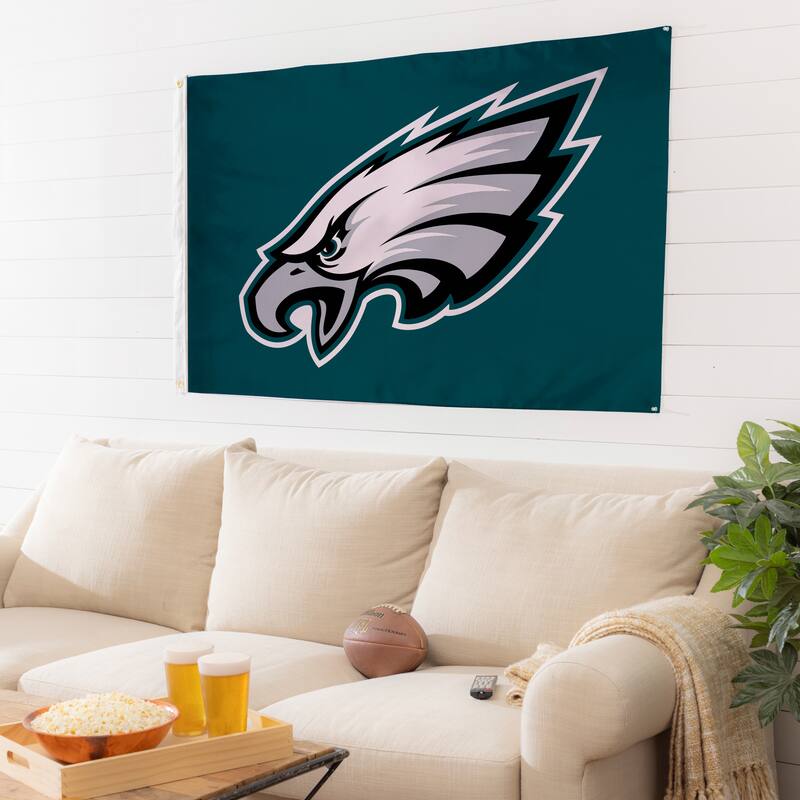 Philadelphia Eagles Single Sided Flag w/ 2 Grommets, 3'x5'