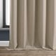 preview thumbnail 33 of 89, Exclusive Fabrics Faux Linen 100% Blackout Curtains Heat and Light Blocking - (1 Panel)