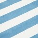 preview thumbnail 5 of 16, Couleur Nature St. Tropez Tablecloth - Blue Stripes - 59" x 59"